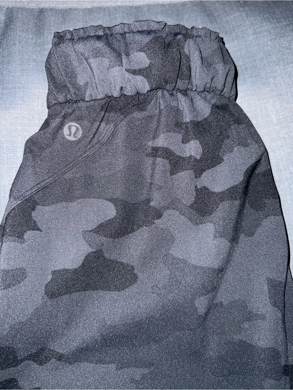 lululemon athletica Women’s Black and Gray Camo Track Pants
